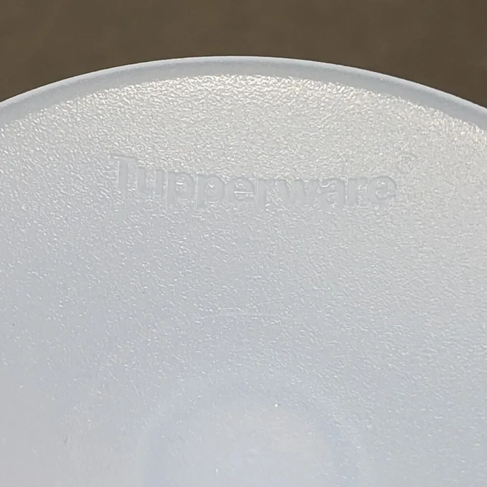 Tupperware Impressions Parfait Goblet Dessert Cups Blue Pastel Set of 4 4094B